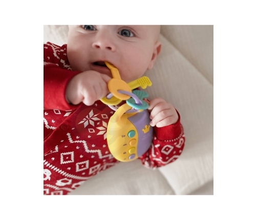 WOOPIE BABY Interaktywne Kluczki Samochodowe z Pilotem Gryzak 2w1