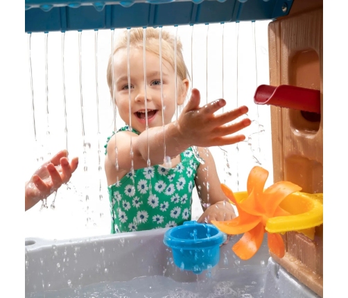 Step2 Stół Wodny z Deszczownicą Wiaderkiem i Lejkiem + Zwierzątka