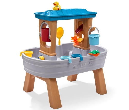 Step2 Stół Wodny z Deszczownicą Wiaderkiem i Lejkiem + Zwierzątka