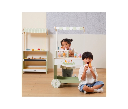 VIGA PolarB Drewniany Stragan z Lodami Lodziarnia Mobilna