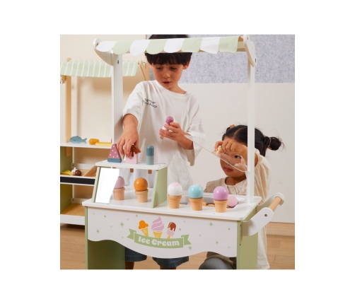 VIGA PolarB Drewniany Stragan z Lodami Lodziarnia Mobilna