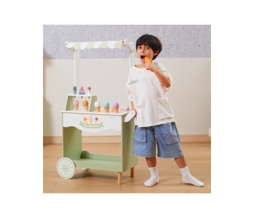 VIGA PolarB Drewniany Stragan z Lodami Lodziarnia Mobilna