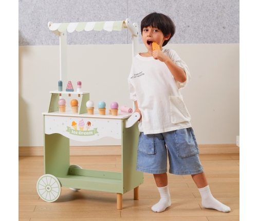 VIGA PolarB Drewniany Stragan z Lodami Lodziarnia Mobilna