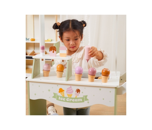 VIGA PolarB Drewniany Stragan z Lodami Lodziarnia Mobilna