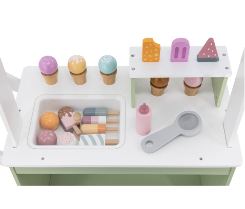 VIGA PolarB Drewniany Stragan z Lodami Lodziarnia Mobilna