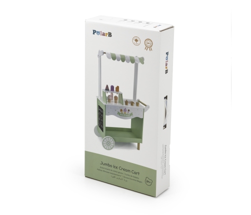 VIGA PolarB Drewniany Stragan z Lodami Lodziarnia Mobilna