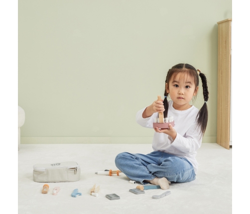 VIGA PolarB Drewniany Zestaw Dentysty Torba