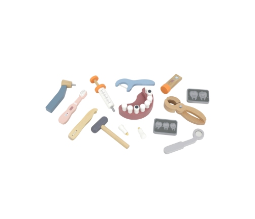 VIGA PolarB Drewniany Zestaw Dentysty Torba