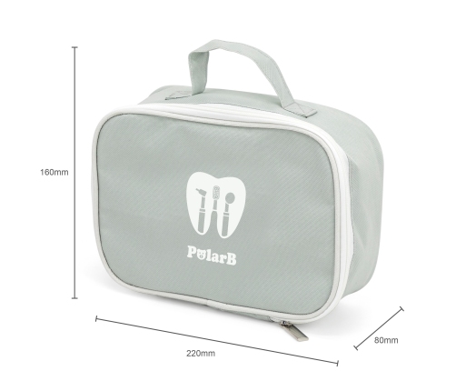 VIGA PolarB Drewniany Zestaw Dentysty Torba