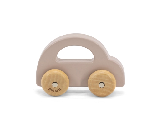VIGA PolarB Drewniany Samochodzik do Pchania Brązowy
