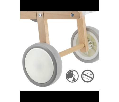 VIGA Drewniany Wózek Dla Lalek Spacerówka