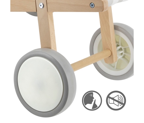 VIGA Drewniany Wózek Dla Lalek Spacerówka