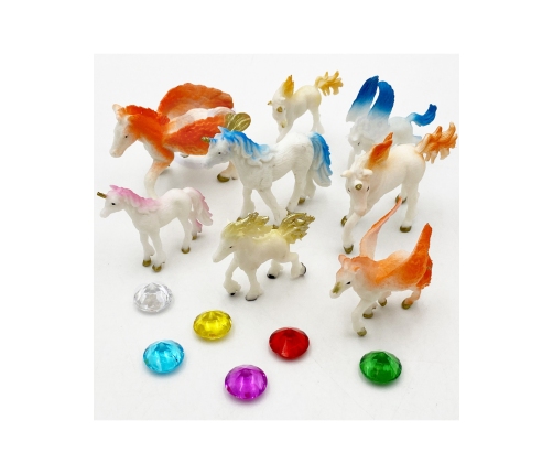 WOOPIE Zestaw Figurki Jednorożce 16 szt.