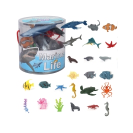 WOOPIE Zestaw Figurki Zwierzeta Morskie 33 el.