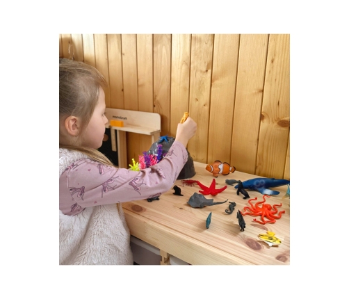 WOOPIE Zestaw Figurki Zwierzeta Morskie 33 el.