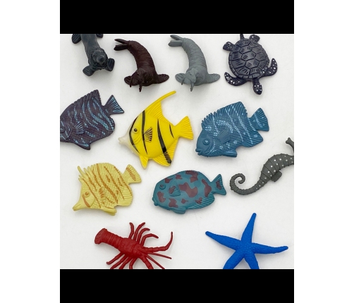 WOOPIE Zestaw Figurki Zwierzeta Morskie 33 el.