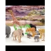 WOOPIE Zestaw Figurki Zwierzęta Safari 34 szt.