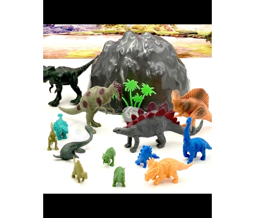 WOOPIE Zestaw Figurki Dinozaury 34 szt.