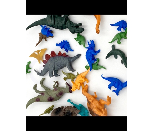 WOOPIE Zestaw Figurki Dinozaury 34 szt.