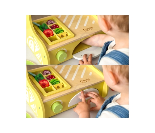 CLASSIC WORLD Drewniany Piec do Pizzy Oven Pizza 3+ FSC