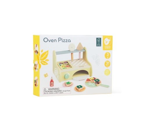 CLASSIC WORLD Drewniany Piec do Pizzy Oven Pizza 3+ FSC