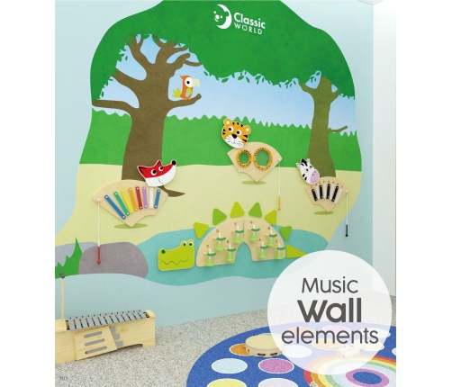 CLASSIC WORLD EDU Muzyczna Tablica Ścienna LISEK