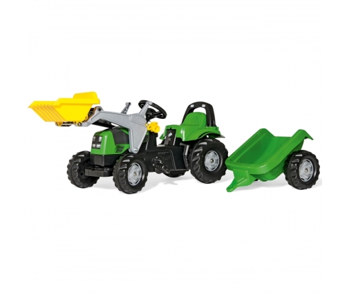 RollyKid Deutz-Fahr Traktor Rolly Toys z przyczepką