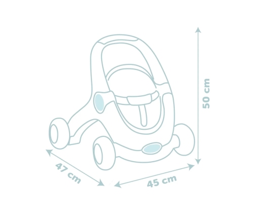 SMOBY Little Chodzik Pchacz 3w1 Wózek dla Dzieci + Lalka Bobas