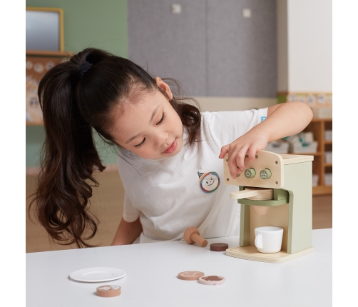 VIGA PolarB Drewniany Ekspres do Kawy Zielony + Akcesoria