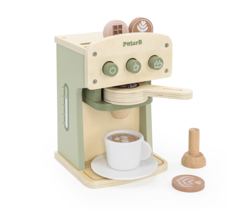 VIGA PolarB Drewniany Ekspres do Kawy Zielony + Akcesoria