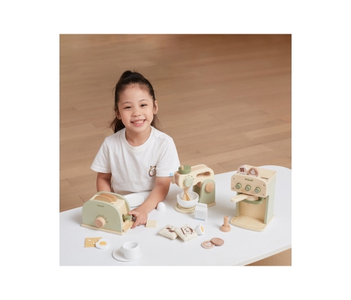 VIGA PolarB Drewniany Ekspres do Kawy Zielony + Akcesoria