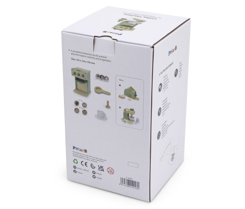 VIGA PolarB Drewniany Ekspres do Kawy Zielony + Akcesoria