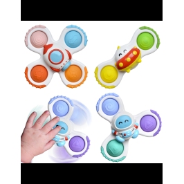 WOOPIE BABY Spinner Zabawka Sensoryczna Rakieta Kosmita Ufo 3 szt.
