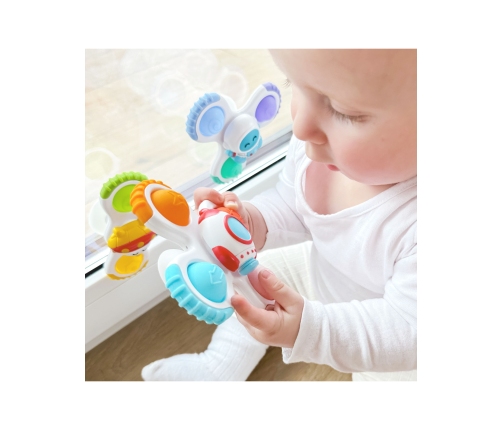 WOOPIE BABY Spinner Zabawka Sensoryczna Rakieta Kosmita Ufo 3 szt.