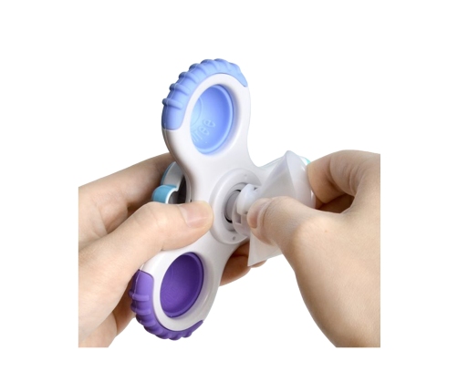 WOOPIE BABY Spinner Zabawka Sensoryczna Rakieta Kosmita Ufo 3 szt.