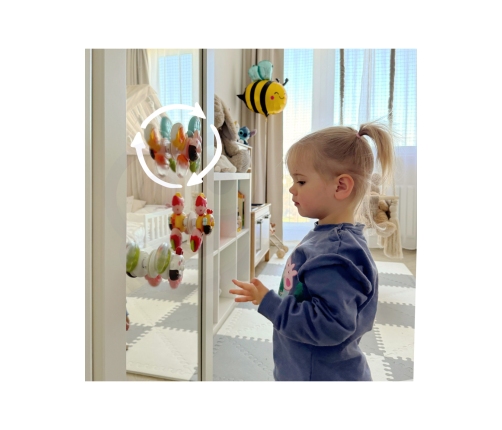 WOOPIE BABY Spinner Zabawka Sensoryczna Pszczoła Kurczak Królik Wymienne 3 szt.