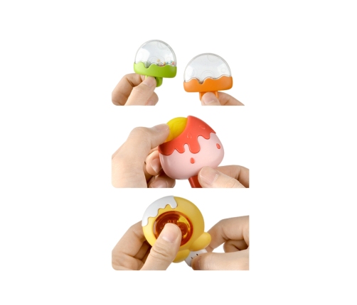 WOOPIE BABY Spinner Zabawka Sensoryczna Pszczoła Kurczak Królik Wymienne 3 szt.