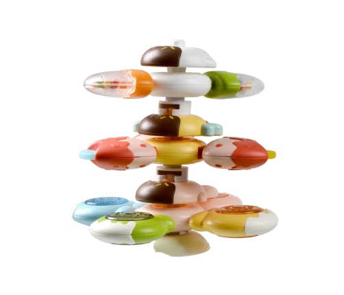 WOOPIE BABY Spinner Zabawka Sensoryczna Pszczoła Kurczak Królik Wymienne 3 szt.