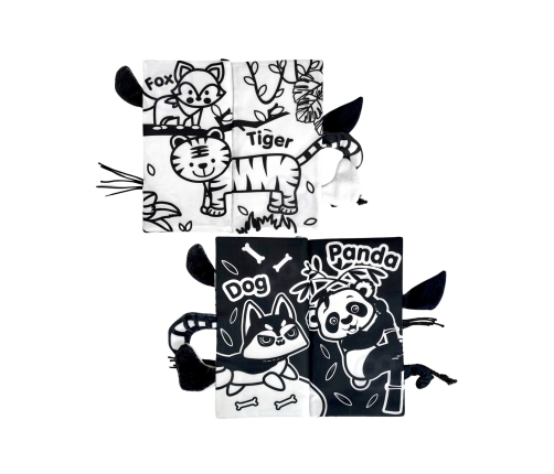 WOOPIE BABY Książeczka Kontrastowa Sensoryczna Dla Niemowląt