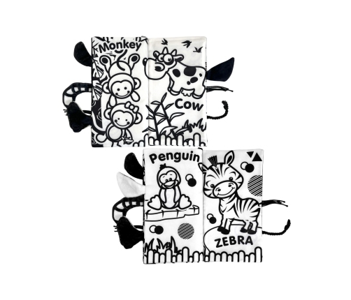 WOOPIE BABY Książeczka Kontrastowa Sensoryczna Dla Niemowląt