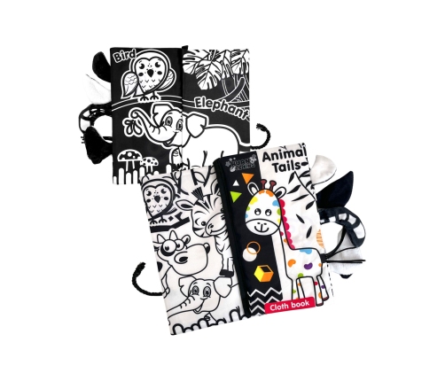 WOOPIE BABY Książeczka Kontrastowa Sensoryczna Dla Niemowląt