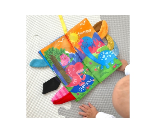 WOOPIE BABY Książeczka z Ogonkami Zwierząt Leśnych Materiałowa