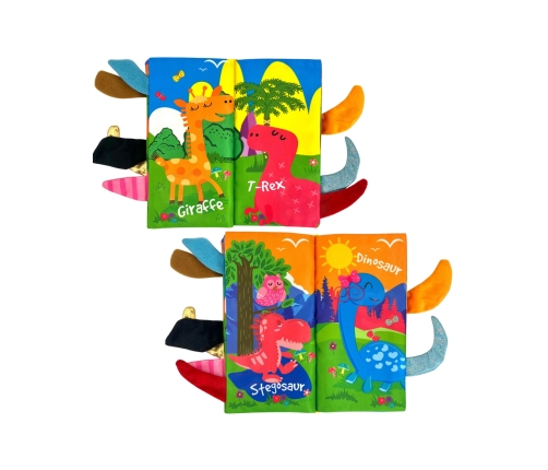 WOOPIE BABY Książeczka z Ogonkami Zwierząt Leśnych Materiałowa