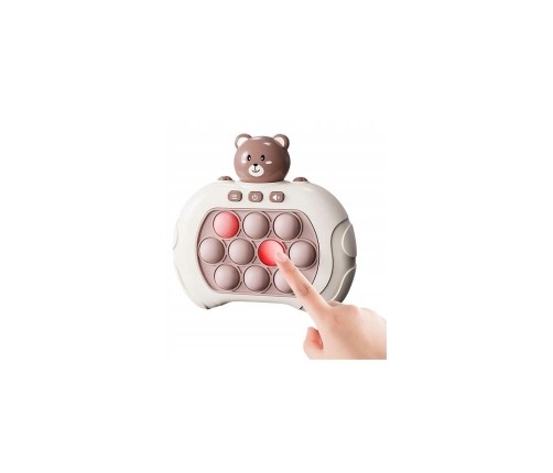 WOOPIE Gra POP IT Interaktywna Antystresowa Zręcznościowa Miś