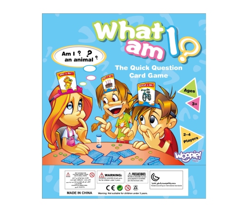 WOOPIE Kim jestem? Zgadnij Gra Rodzinna Rozrywkowa