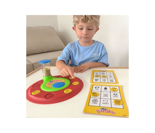 WOOPIE Bingo Gra Dopasuj Żetony Planszowa Rodzinna