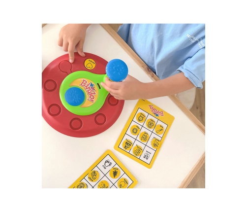 WOOPIE Bingo Gra Dopasuj Żetony Planszowa Rodzinna