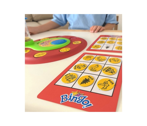 WOOPIE Bingo Gra Dopasuj Żetony Planszowa Rodzinna