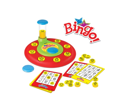 WOOPIE Bingo Gra Dopasuj Żetony Planszowa Rodzinna