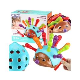 WOOPIE Gra Zręcznościowa Jeżyk Sorter Montessori Nauka Liczb i Kolorów 4w1